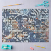 Papier Mousseline Blue Jeans Mur Art Dream (Artisanat)