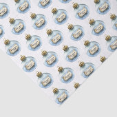 Papier Mousseline Blue Magic Ornament Christmas Lights (Détail)