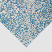 Papier Mousseline Blue Marigolds (par William Morris) (Détail)