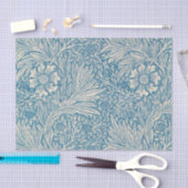 Papier Mousseline Blue Marigolds (par William Morris) (Artisanat)