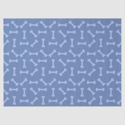 Papier Mousseline Blue Puppy Party Cadeau, Enfants & Animaux Anniver (Recto)