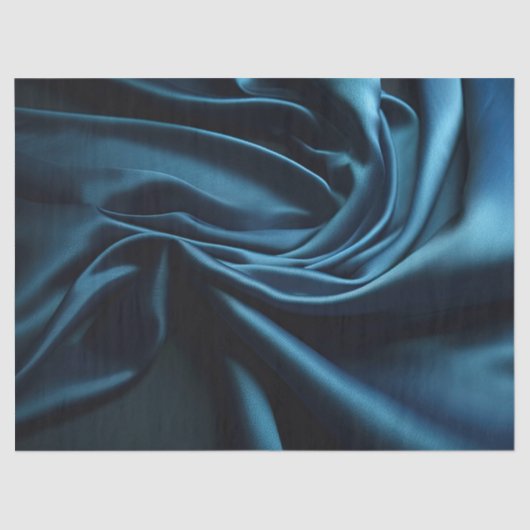 Papier Mousseline Blue Satin Luxe (Recto)