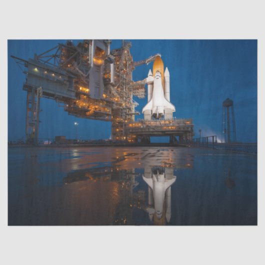 Papier Mousseline Blue Sky for Space Shuttle Atlantis Launch (Recto)