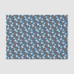 Papier Mousseline Blue Snowman et Blue Christmas Tree<br><div class="desc">Blue Snowman et Blue Christmas Tree Papier de tissus Articles d'artisanat et de fête > Fournitures d'enveloppement de cadeaux > Papier de tissus</div>