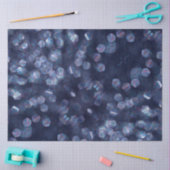 Papier Mousseline Blue Sparkle (Artisanat)