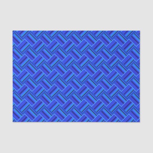 Papier Mousseline Blue stripes (Recto)