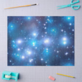 Papier Mousseline Blue Universe Stars + vos idées (Artisanat)