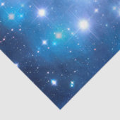 Papier Mousseline Blue Universe Stars + vos idées (Détail)