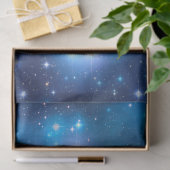Papier Mousseline Blue Universe Stars + vos idées (Cadeau)