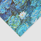 Papier Mousseline Blue Water-Lys, art (Détail)