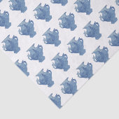 Papier Mousseline Blue Willow Chinoiserie Ginger Jars (Détail)