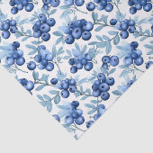 Papier Mousseline Blueberges d'aquarelle (Détail)