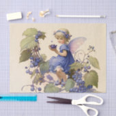 Papier Mousseline "Blueberry Fairy" victorienne dans un emballage de (Artisanat)