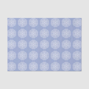 Papier Mousseline Blueberry Mandala