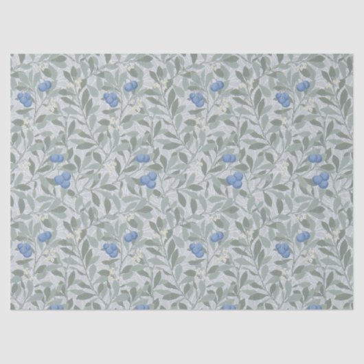 Papier Mousseline Blueberry Tree, William Morris (Recto)