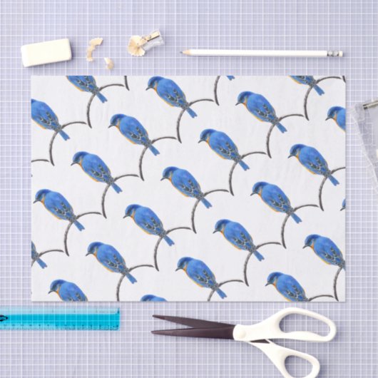 Papier Mousseline Bluebird (Artisanat)