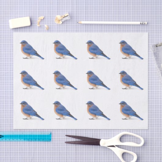 Papier Mousseline Bluebird (Artisanat)