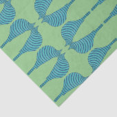 Papier Mousseline Bluebird rayé (Détail)