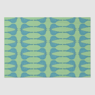 Papier Mousseline Bluebird rayé