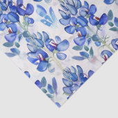 Papier Mousseline Bluebonnet Texas Wild Flower Motif (Détail)