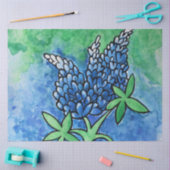 Papier Mousseline Bluebonnets du Texas (Artisanat)