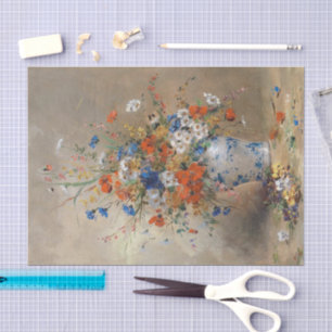 Papier Mousseline Blumenstillleben Eugene Petit