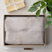 Papier Mousseline Blush et Gold Vintage Damask (Cadeau)
