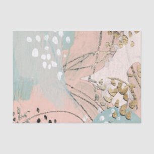 Papier Mousseline Blush & Gold I