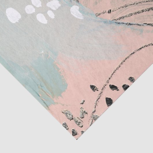 Papier Mousseline Blush & Gold I (Détail)