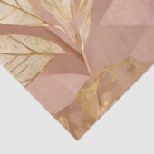 Papier Mousseline Blush Pink Gold Collection Feuille tendance Boho (Détail)