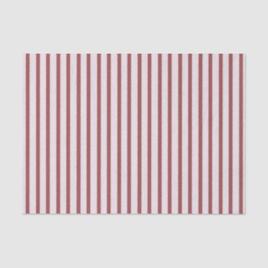 Papier Mousseline Blush Pink Red Stripes Christmas (Recto)
