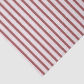 Papier Mousseline Blush Pink Red Stripes Christmas (Détail)