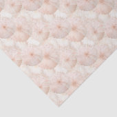 Papier Mousseline Blush Pink Umbrellas Birthday (Détail)