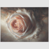 Papier Mousseline Blush Rose Center Decoupage Tissue Paper (Recto)