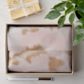 Papier Mousseline Blush Rose Tan Southwest Faux Cowhal (Cadeau)