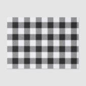 Papier Mousseline Boeuf noir blanc Buffalo plaqué (Recto)