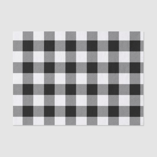 Papier Mousseline Boeuf noir blanc Buffalo plaqué (Recto)