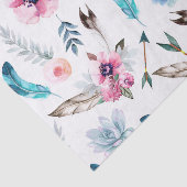 Papier Mousseline Bohème Chic Fleur Boho Fille (Détail)
