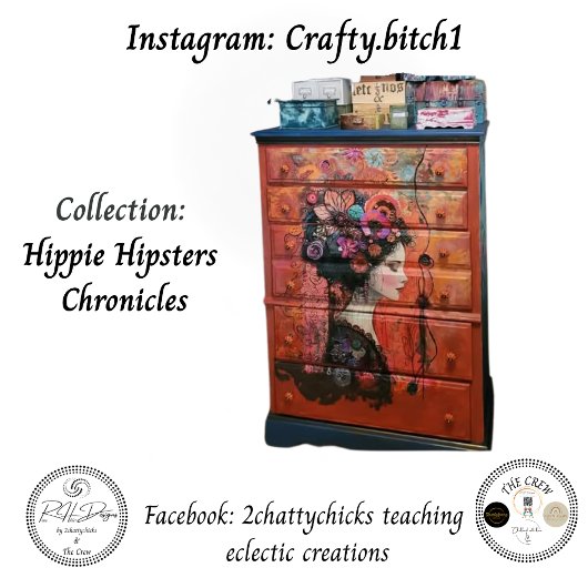 Papier Mousseline Bohemia Tapestry Hippie Decoupage