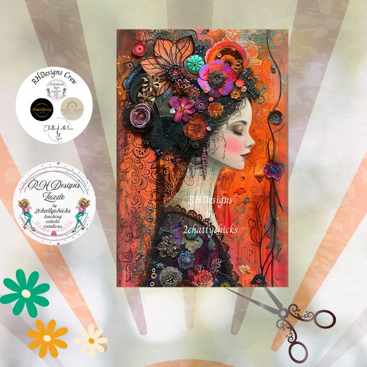 Papier Mousseline Bohemia Tapestry Hippie Decoupage