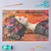 Papier Mousseline Bohemia Tapestry Hippie Decoupage (Artisanat)
