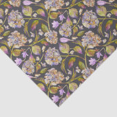 Papier Mousseline Boho à feuilles florales (Détail)
