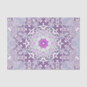 Papier Mousseline Boho chic bohème lilas violet mandala (Recto)