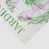 Papier Mousseline boho chic pays lavande vintage abeille (Détail)