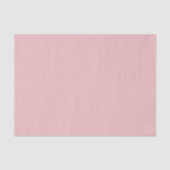 Papier Mousseline Boho Chic Rose Couleur Uni (Recto)