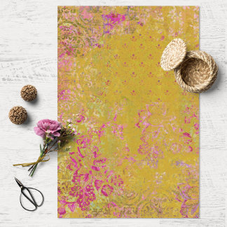 Papier Mousseline Boho Collage texture découpage