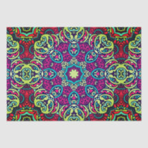 Boho design Mandala Tissue Paper