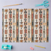 Papier Mousseline Boho ethnicl trubal design earthy colours (Artisanat)