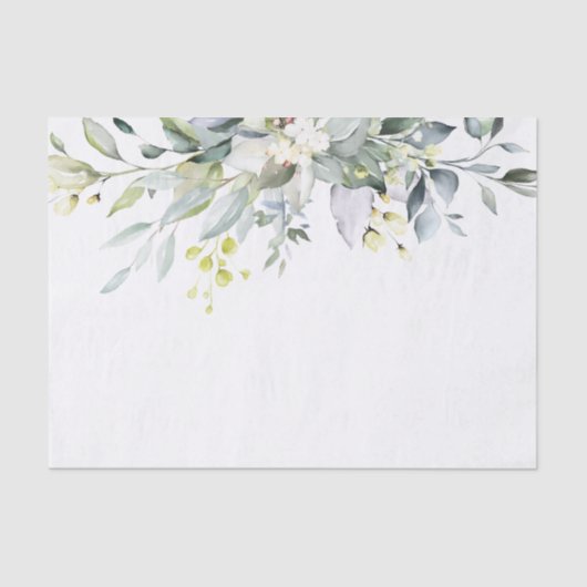 Papier Mousseline Boho floral (Recto)