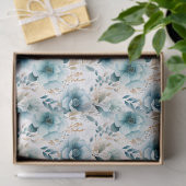 Papier Mousseline Boho Floral (Cadeau)
